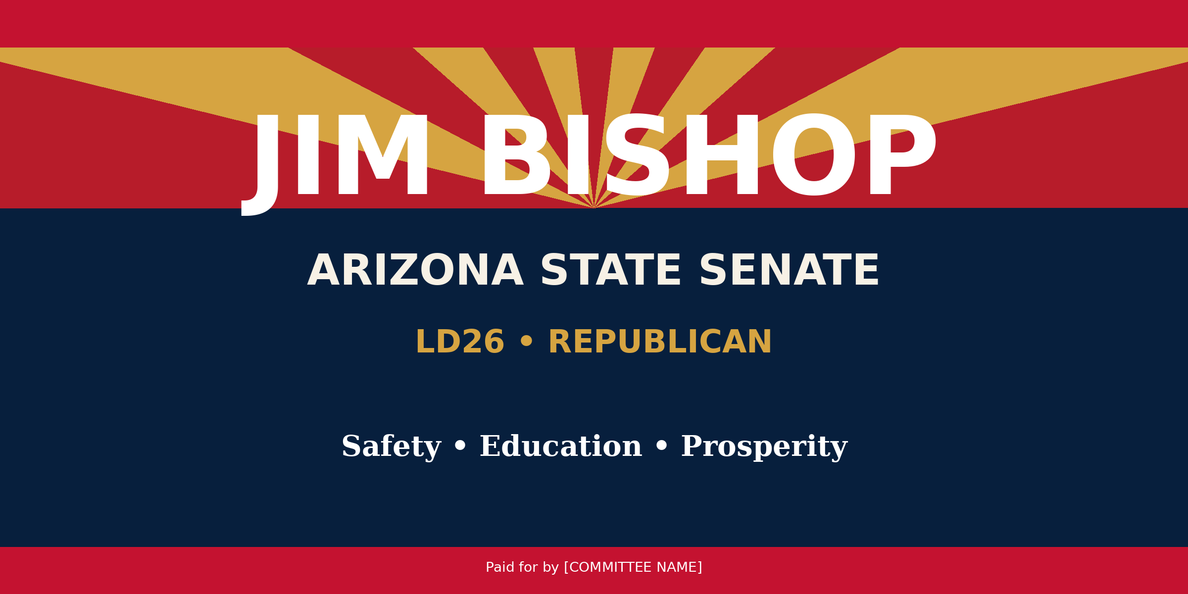 Bishop4AZ yard sign